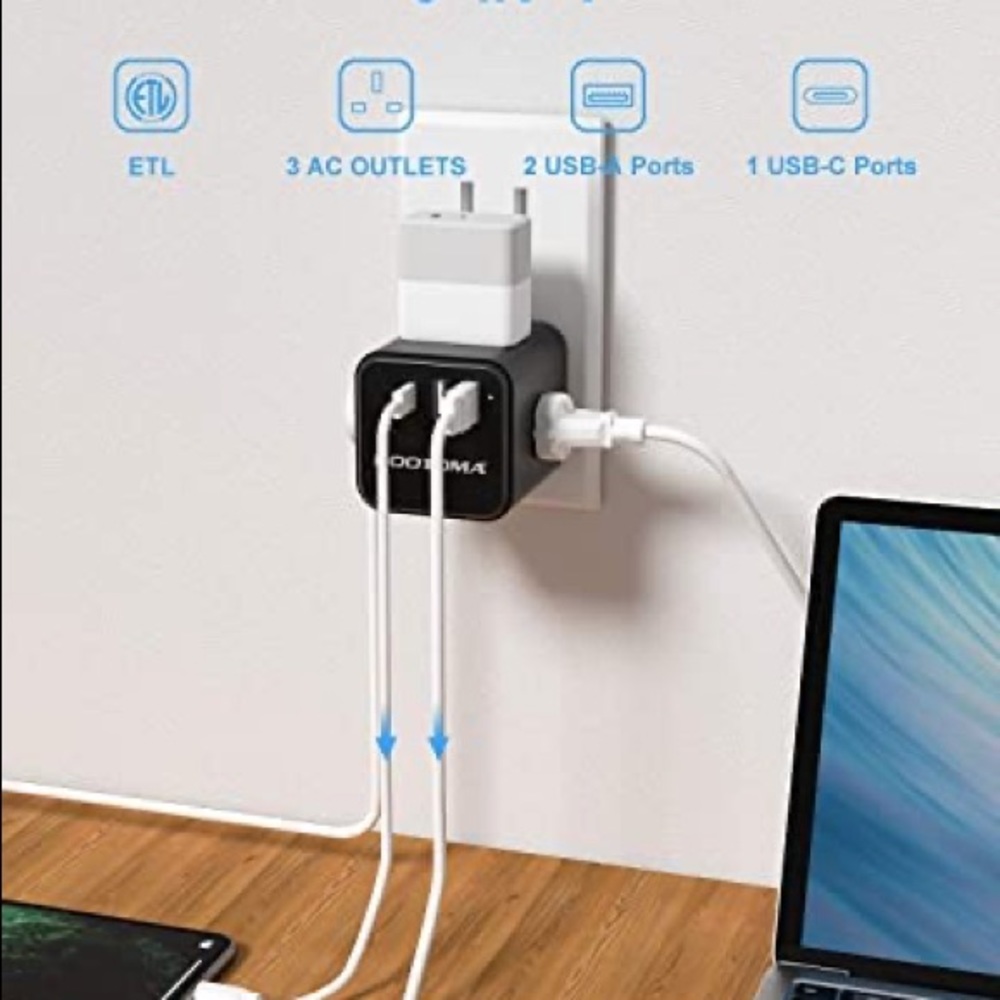 Multi Plug Outlet w/USB Multi